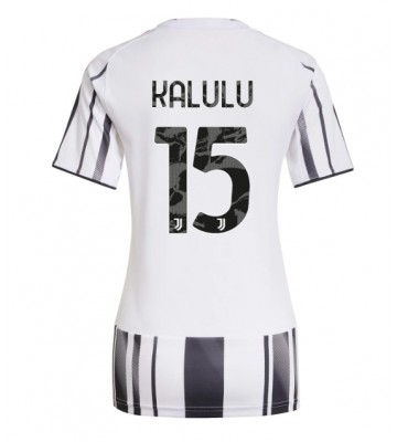 Juventus Pierre Kalulu #15 Primera Equipación Mujer 2025-26 Manga Corta